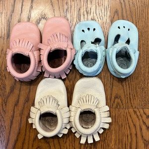 Freshly Picked Soft Sole Moccasin Shoe Lot - size 3